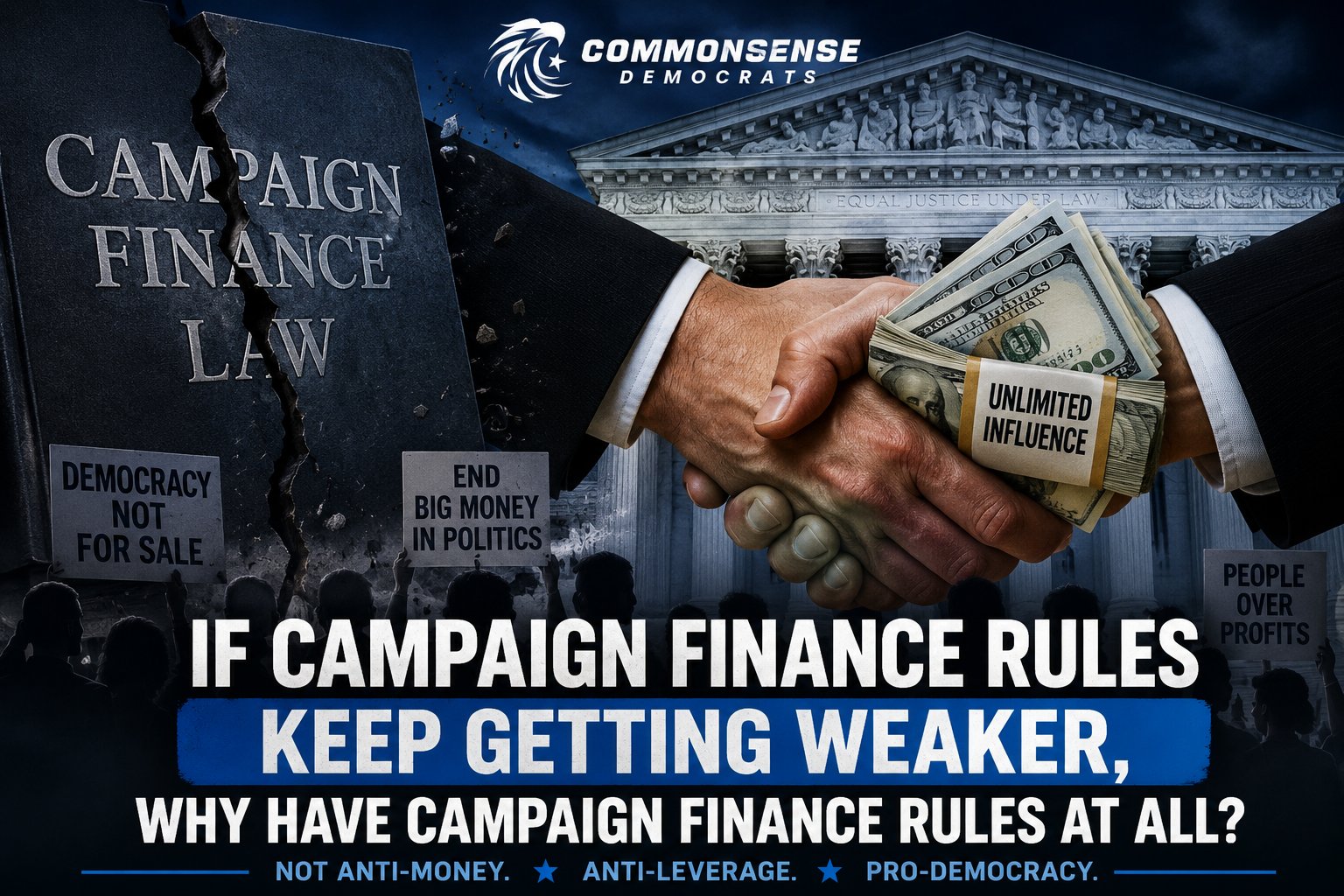 If Campaign Finance Rules Keep Getting Weaker, Why Have Campaign Finance Rules at All?